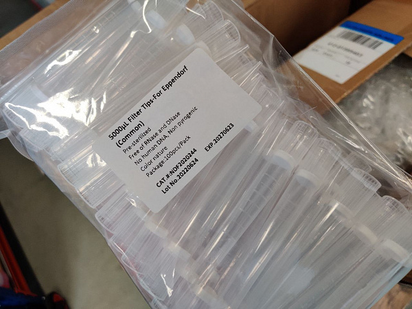 Наконечники с фильтром, для Eppendorf, 5000 мкл